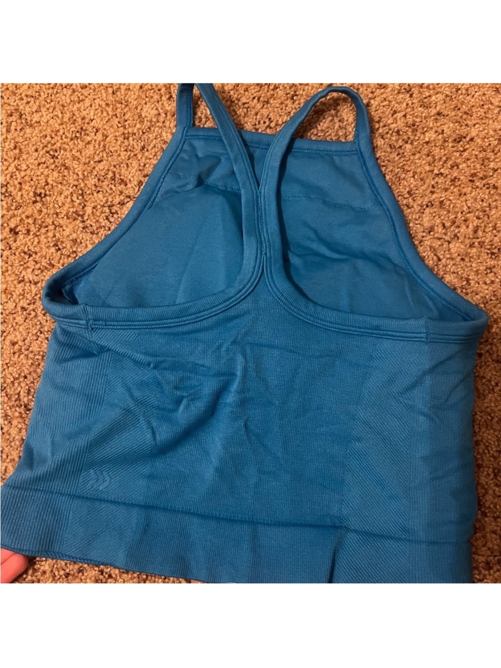 Women’s Racerback Seamless Workout Tank Top - Pretty Teal!!